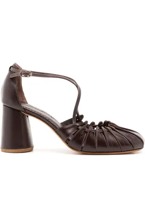Sarah Chofakian 65mm Lee leather pumps