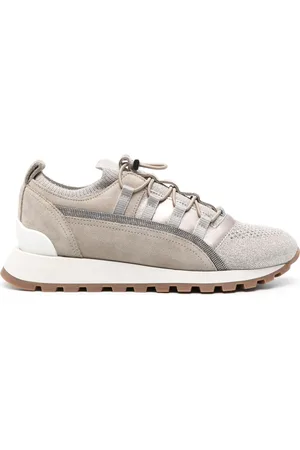 Brunello Cucinelli Monili-chain panelled sneakers