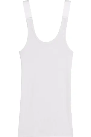 Helmut Lang Ribbed stretch tank top