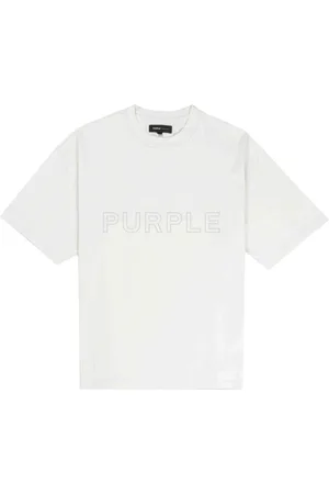 Purple Brand Abstract Bull Printed Cotton T-Shirt