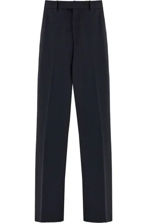 Salvatore Ferragamo Straight-leg cotton trousers