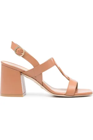 Stuart Weitzman Ibiza 75mm leather sandals