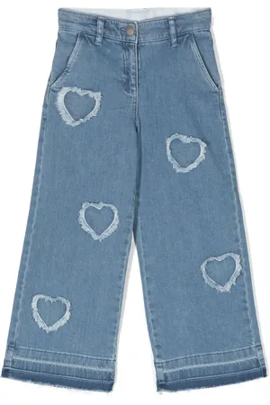 Stella McCartney Heart-patch flared jeans