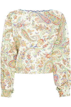 Etro Paisley-print cotton blouse