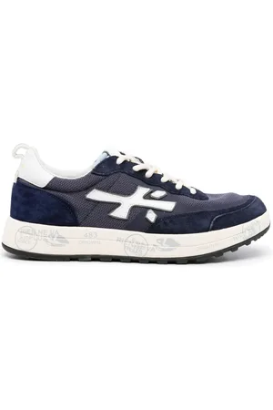 Premiata Logo-appliqué low-top sneakers