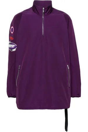 Lanvin X Future Pluto half-zip windbreaker