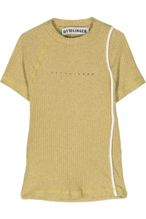 OTTOLINGER Logo-print lurex-detail top