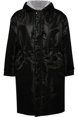 MASTERMIND Logo-print hooded coat
