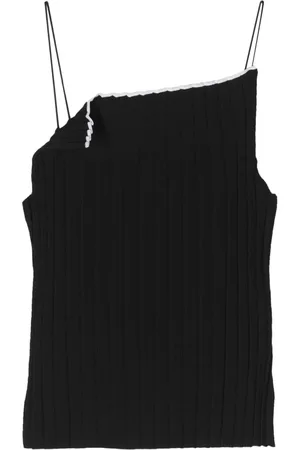 Jacquemus Le Haute plissé knitted top
