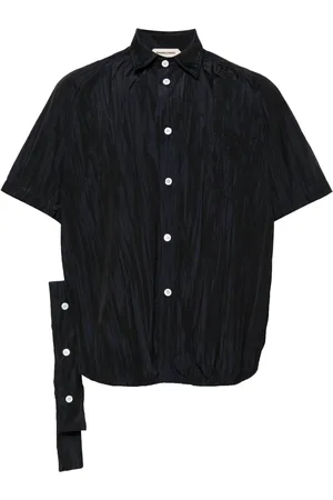 Namacheko Ven asymmetric plissé shirt