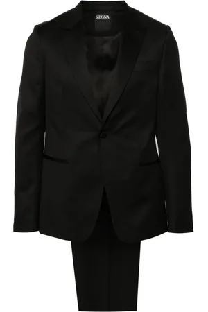 Ermenegildo Zegna Peak-lapels single-breasted suit
