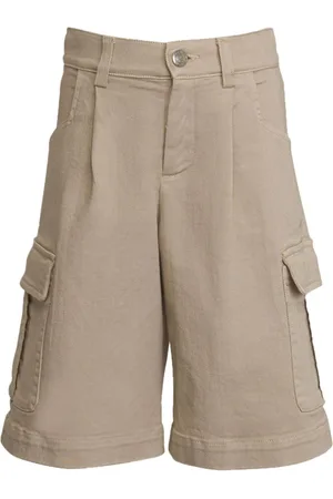 Etro Logo-embroidered cargo shorts
