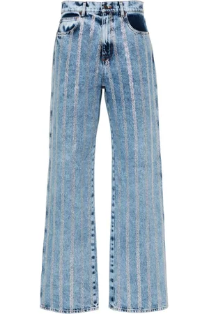 GIUSEPPE DI MORABITO Crystal-embellished straight jeans