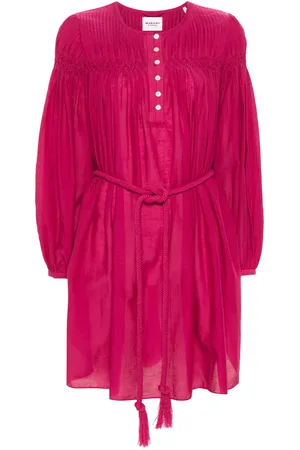 Isabel Marant Adeliani pintuck-detail dress