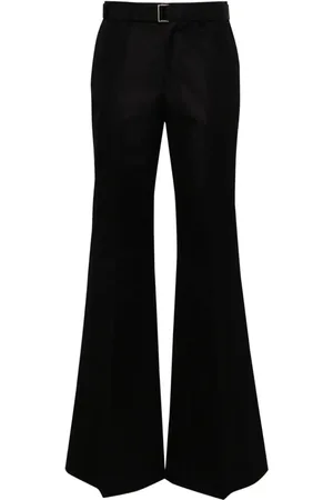 Loretta Fit & Flare Tailored Pant - Black - MESHKI