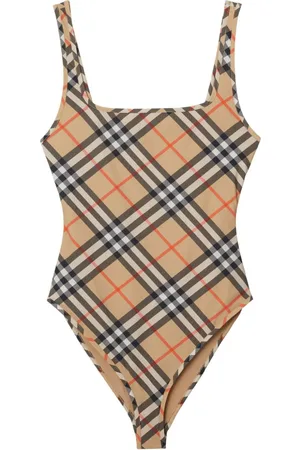 Burberry Check-pattern swimsuit