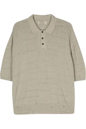 PAURA Adam cotton-blend polo shirt