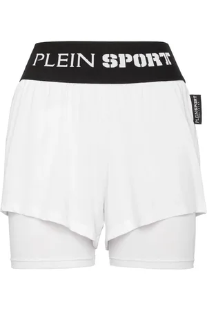 Philipp Plein Logo-waistband tennis shorts