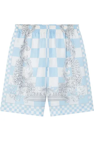 VERSACE Medusa Contrasto silk shorts