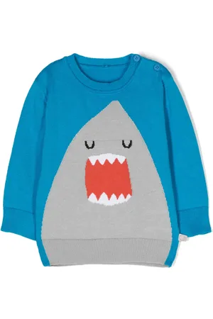 Stella McCartney Shark-motif knitted jumper