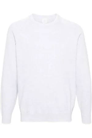 ELEVENTY Stripe-detail cotton jumper