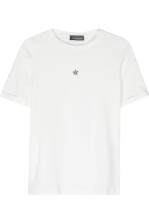 LORENA ANTONIAZZI Acquarius star-appliqué T-shirt