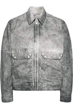 Ten Cate Zip-up distressed-effect shirt jacket