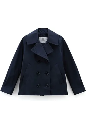Woolrich Summer double-breasted peacoat