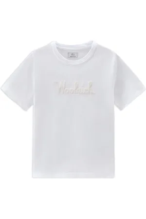 Woolrich Logo-embroidered cotton T-shirt