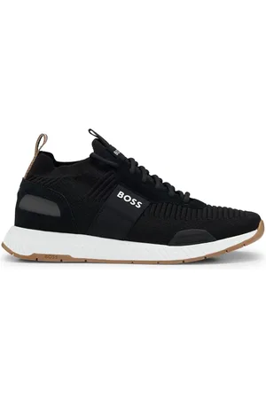 HUGO BOSS Knitted-upper low-top sneakers