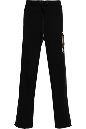 Roberto Cavalli Raised-logo track pants
