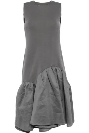 One Shoulder & Asymmetrical Dresses - cotton - women - Shop your