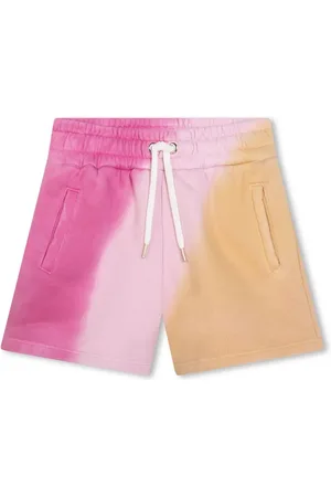 Chloé Logo-embroidered organic cotton shorts