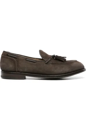 Premiata Tassel-detail suede loafers