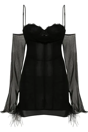Retrofete Colette layered-design dress