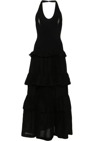 Twin-Set Ruffle-detail maxi dress