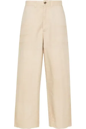 Golden Goose Tapered-leg cotton trousers