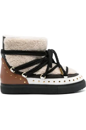 INUIKII Curly Rock stud-embellished boots