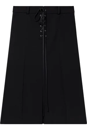 Stella McCartney A-line wool midi skirt