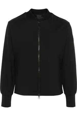Moncler Logo-appliqué bomber jacket