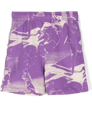 Molo Illustration-print organic-cotton shorts