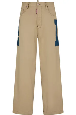 Dsquared2 Logo-appliqu?? straight-leg trousers