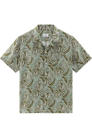 Woolrich Tropical-print bowling shirt