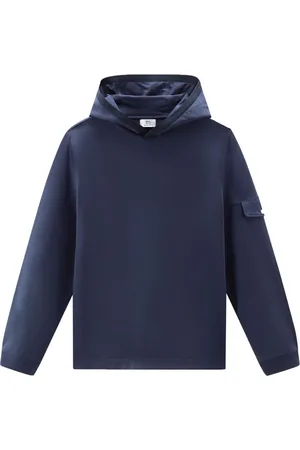 Woolrich Logo-trim cotton hoodie