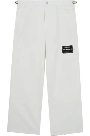 Izzue Logo-patch wide-leg trousers