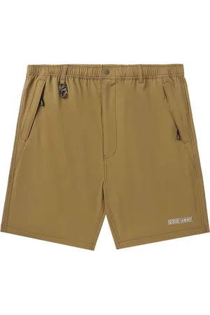 Izzue Mid-rise straight-leg shorts