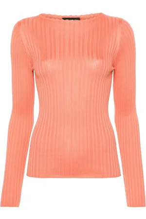 Fabiana Filippi Boat-neck ribbed jumper