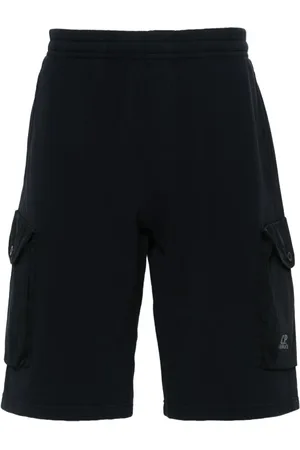 C.P. Company Logo-embroidered track shorts