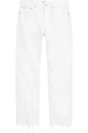 Ralph Lauren High-rise straight-leg cropped jeans