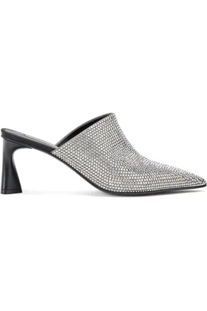 Stella McCartney Embellished pointed-toe mules